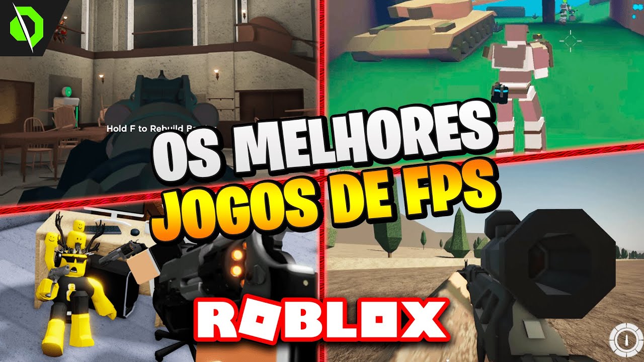 OS 15 MELHORES JOGOS DE FPS PARA ROBLOX !! 